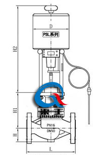 自力式電控溫度調(diào)節(jié)閥(配PSL)