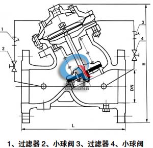 JD745X多功能水泵控制閥 (結(jié)構(gòu)圖)